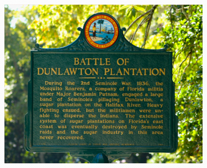 visit the battle of dunlawton battle site an unhomework idea for my students