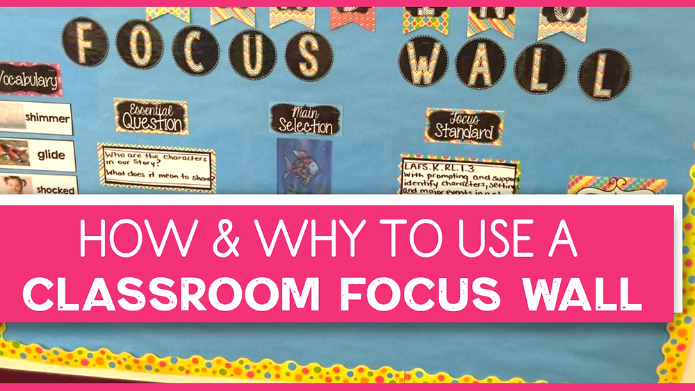 Focus Wall Ideas for the Classroom and What You Need to Create One