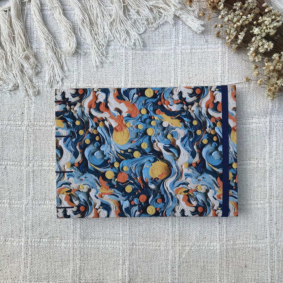 Miniatura: Livro do Artista - Céu de Outono - Papel Canson Montval 300g