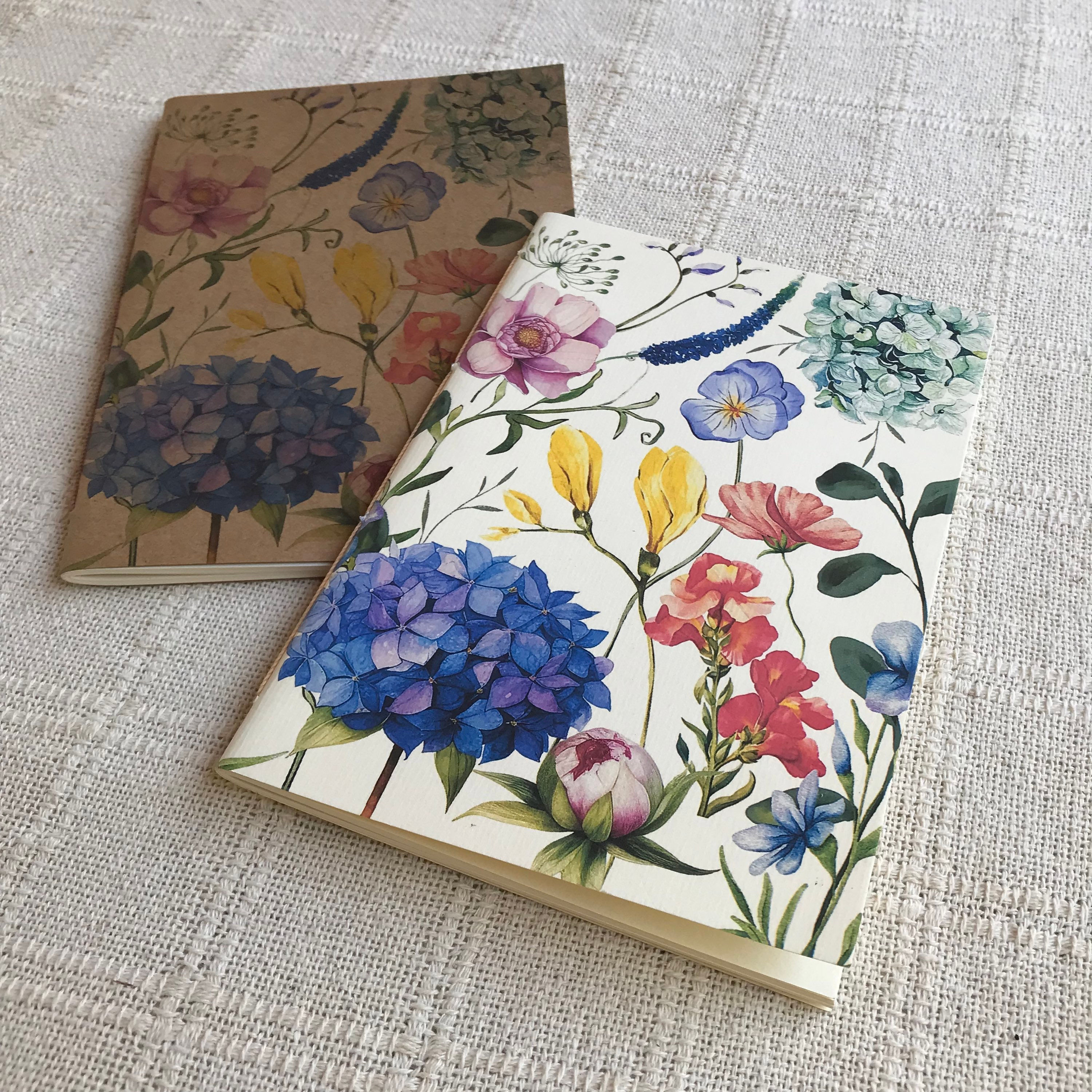 Journal a5 - Botânica Colorida (caderneta/caderno de anotações )