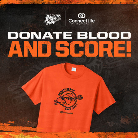 Buffalo Bandits and ConnectLife cobranded tshirt