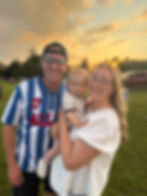 family photo of Alex, Lydia and Daxon