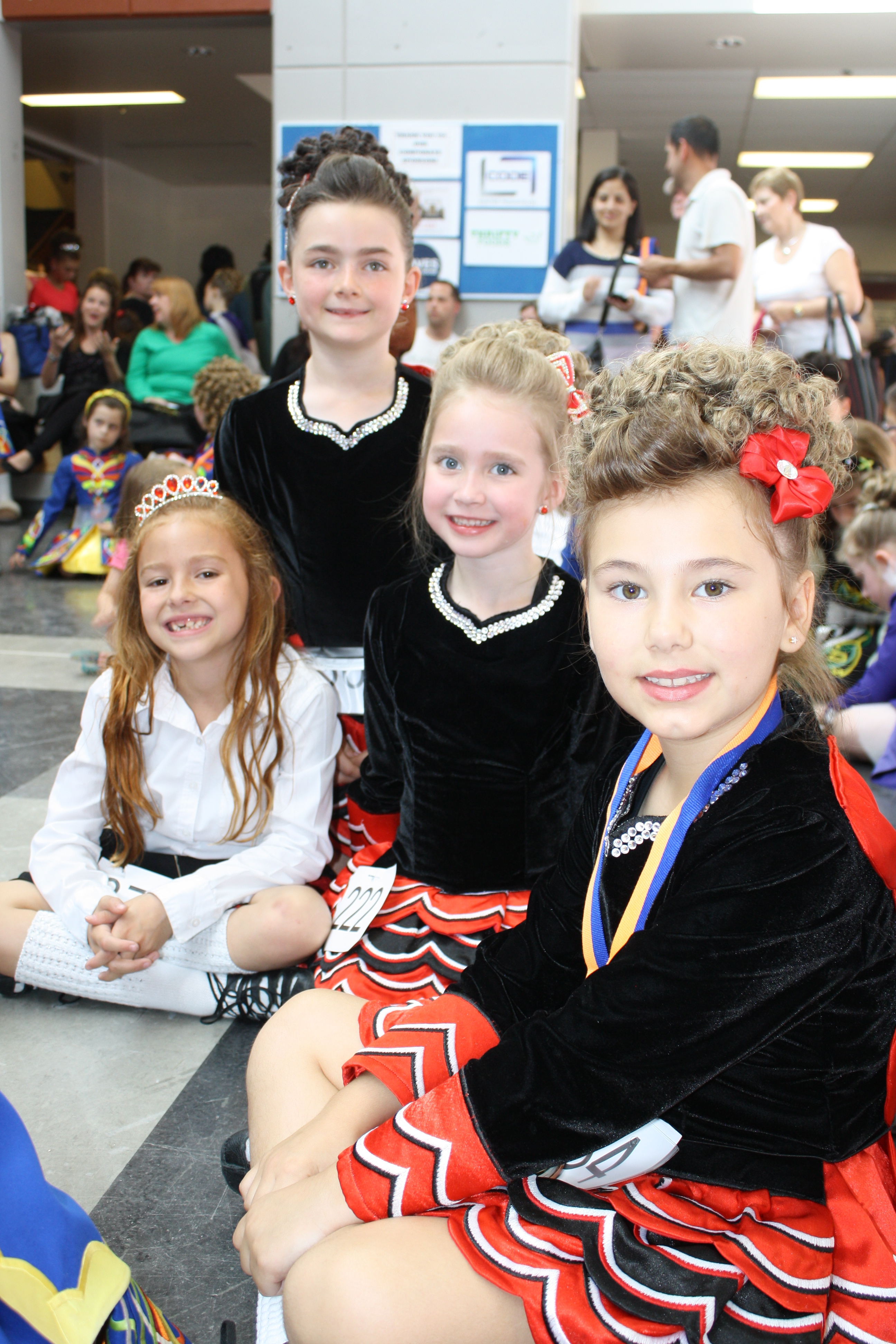 Littles waiting for their awards!