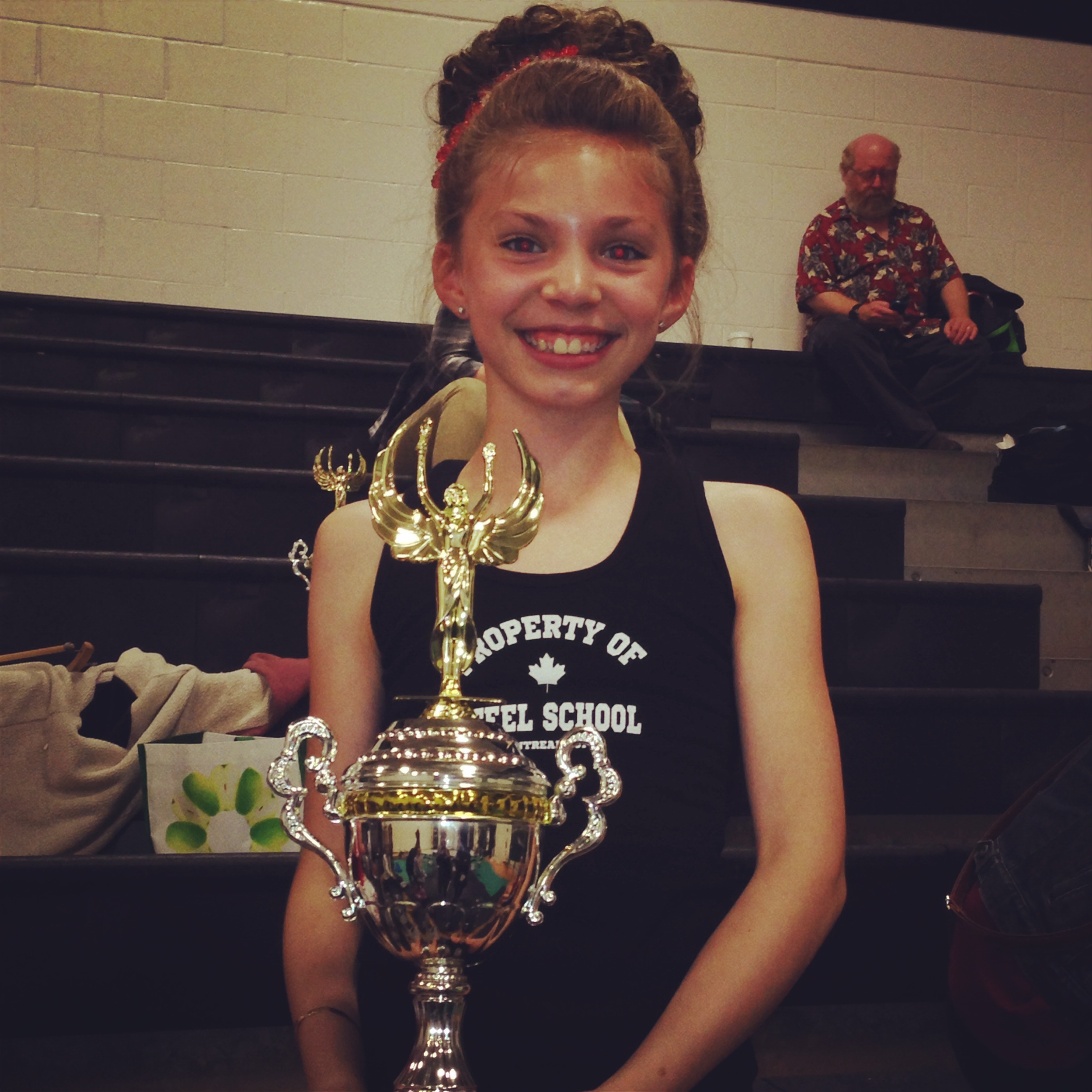 Kezia won 1st!