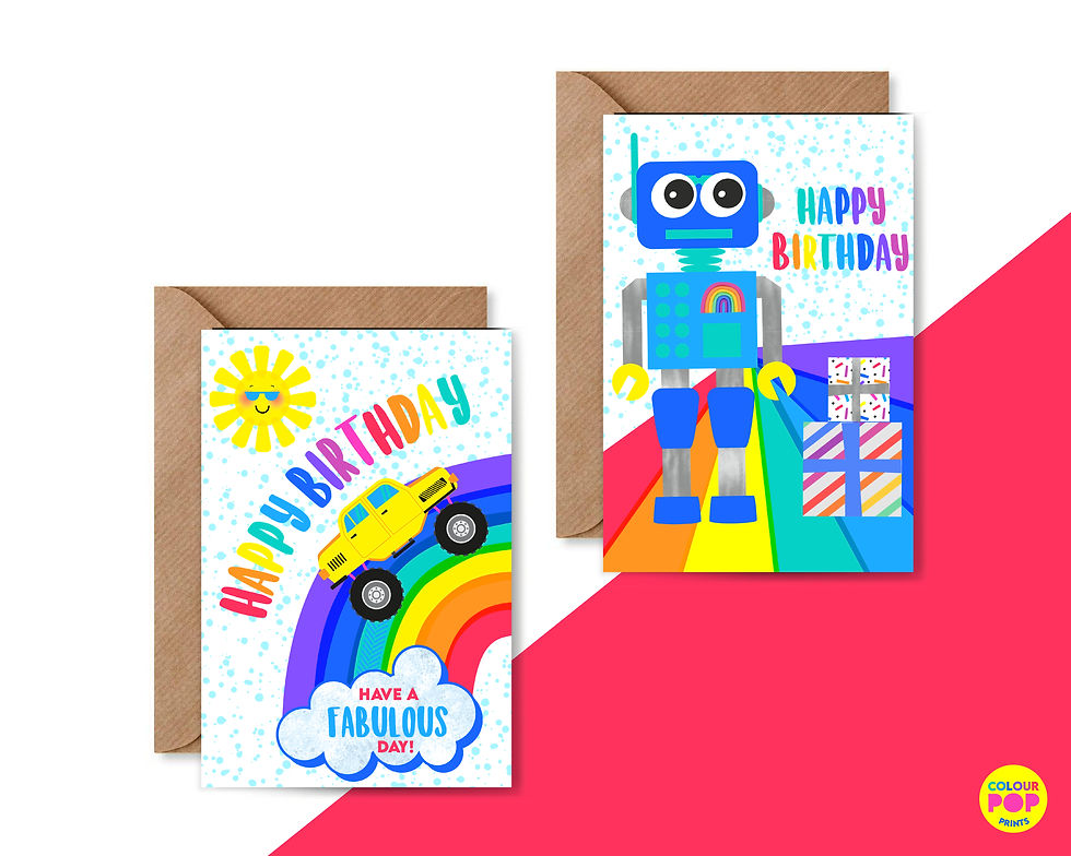 Thumbnail: Kids Birthday Card Pack