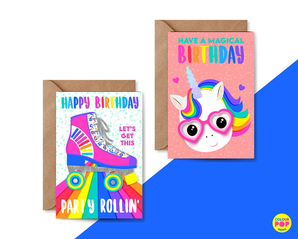 Thumbnail: Kids Birthday Card Pack