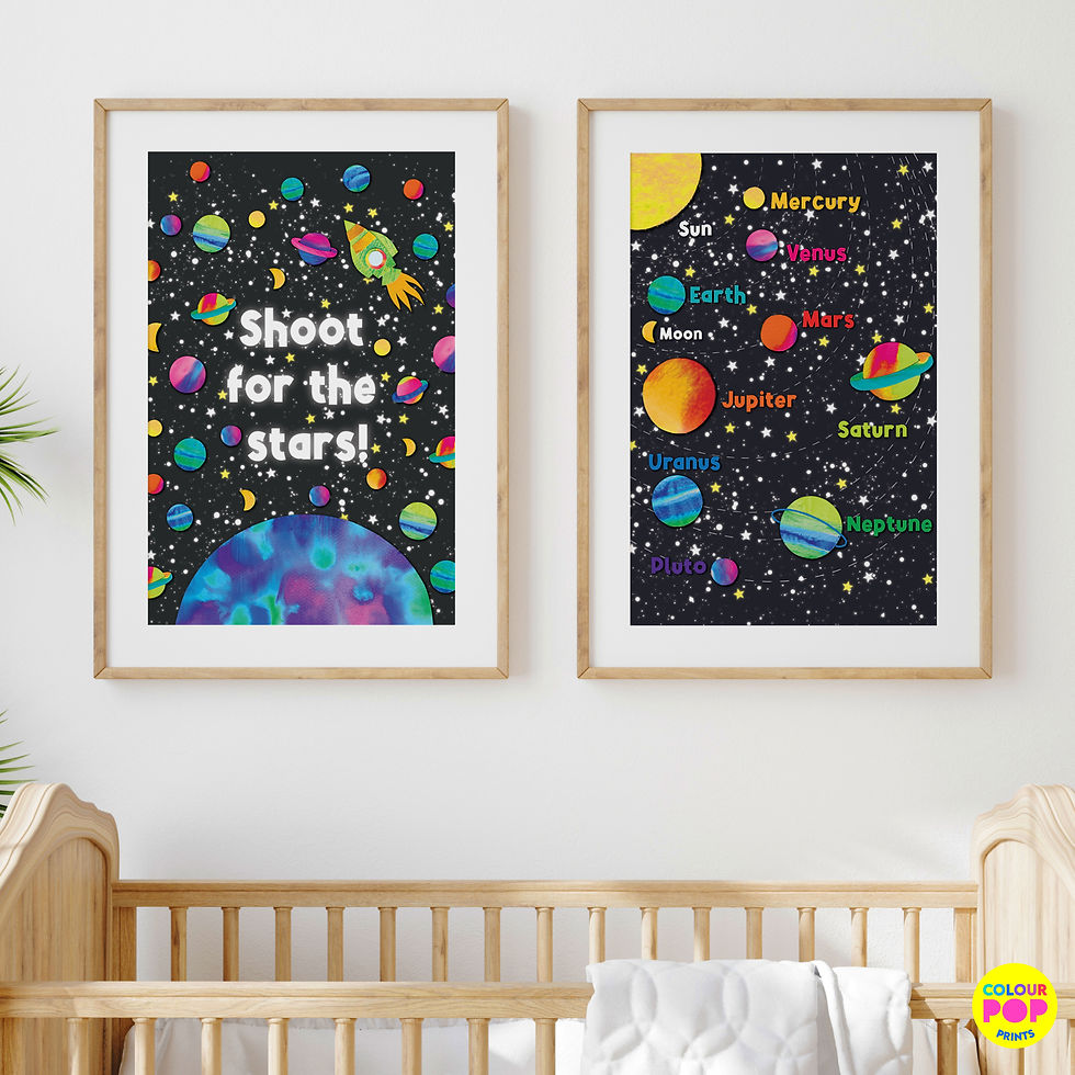 Thumbnail: Solar System Space Print
