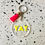 Thumbnail: Personalised Neon Keyring