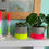 Thumbnail: Colourful Painted Concrete Plant Pot