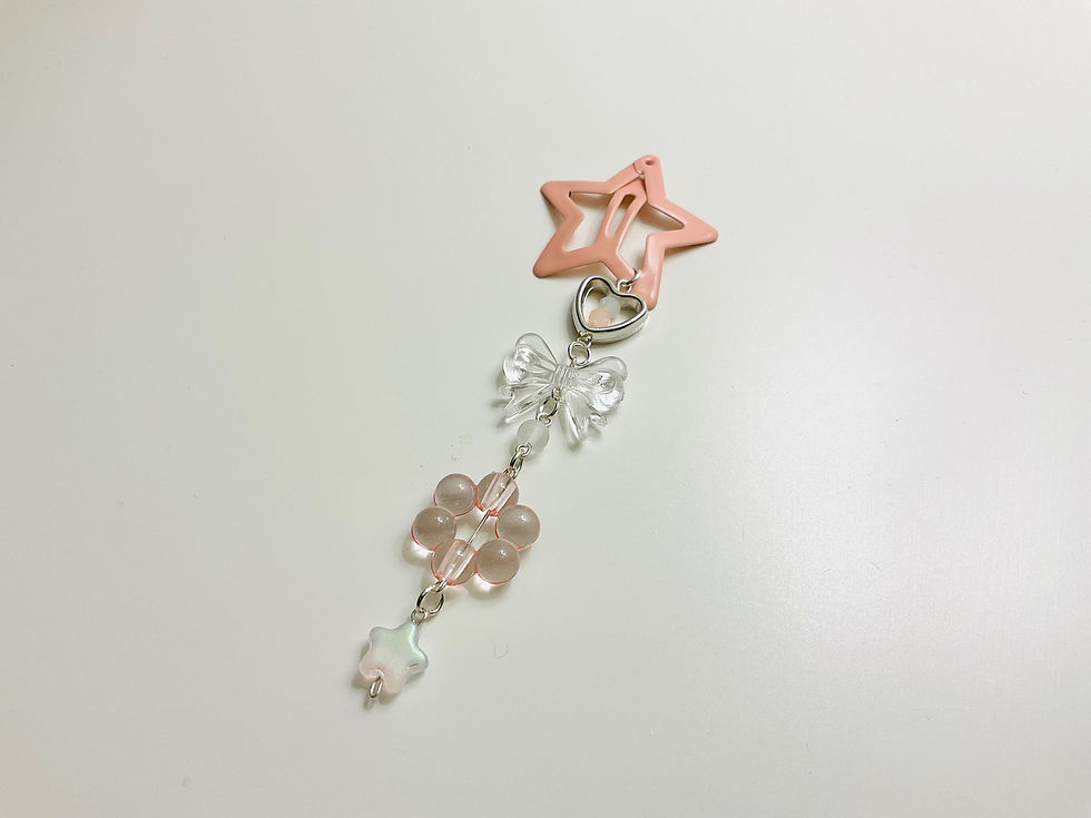 Thumbnail: The Coquette pink hairclip