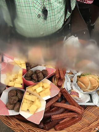 Assorted German Sausage, Cheese and Snacks in Munich