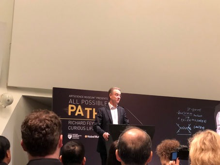 All Possible Paths: Richard Feynman’s Curious Life Exhibition Opening
