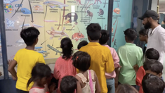 Children from S.M.I.L.E Vasudhaiva Kutumbakam Learning Center Explore National Science Centre
