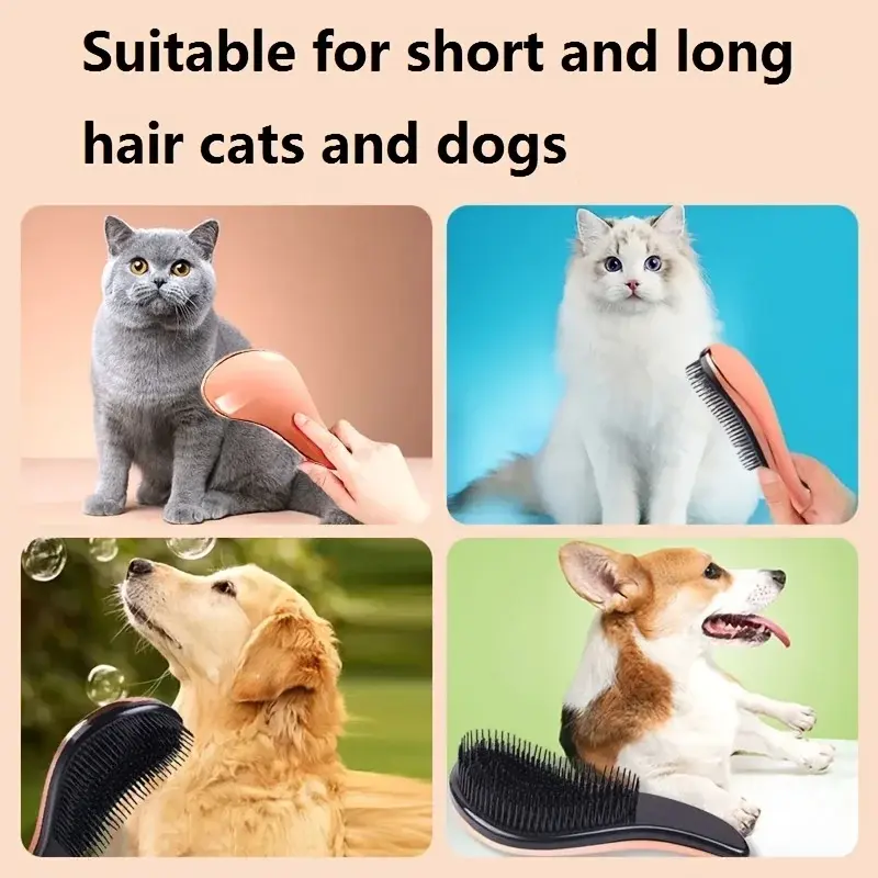 Thumbnail: Dog Grooming Comb And Massage Brush,Cat Dog Hair Removal Brush Removes Pet Hair 