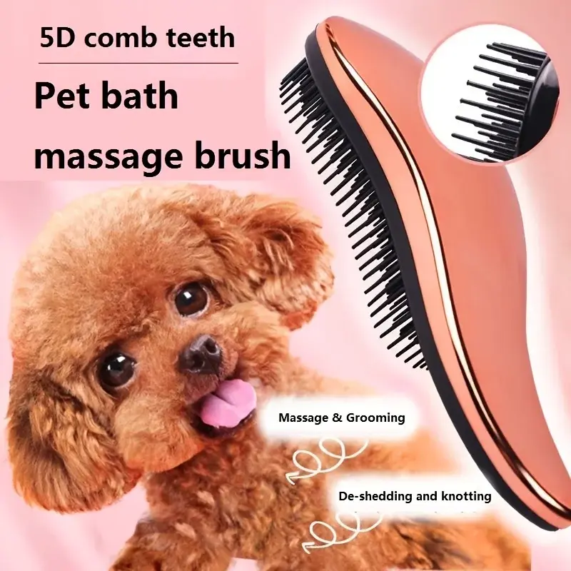 Thumbnail: Dog Grooming Comb And Massage Brush,Cat Dog Hair Removal Brush Removes Pet Hair 