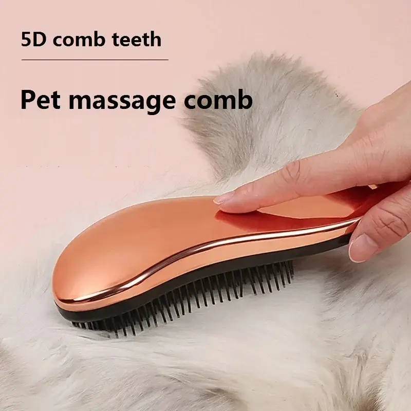 Thumbnail: Dog Grooming Comb And Massage Brush,Cat Dog Hair Removal Brush Removes Pet Hair 