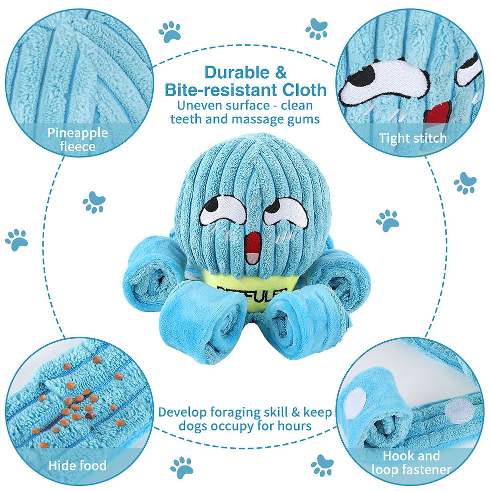 Thumbnail: Dog Educational Toys, Christmas Gift Octopus Dog Toys, Dog Birthday Gifts, Dog S