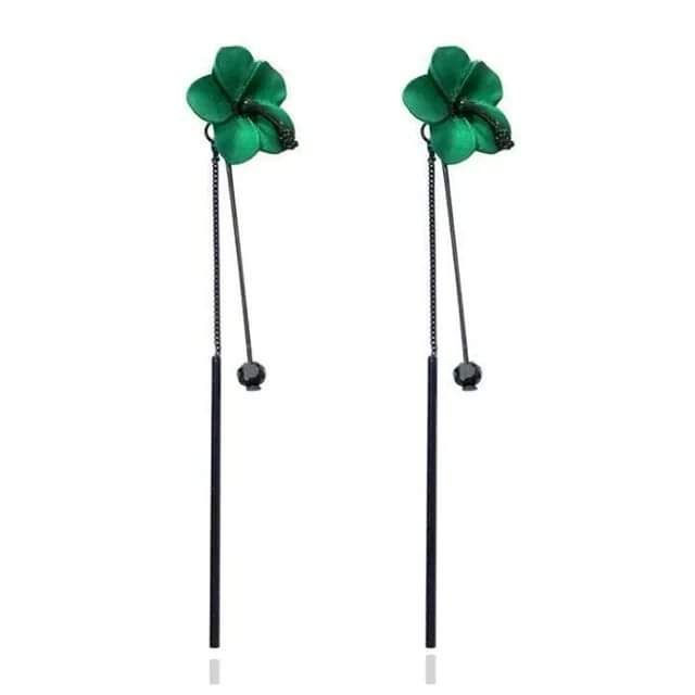 Thumbnail: Korean flower Earrings 