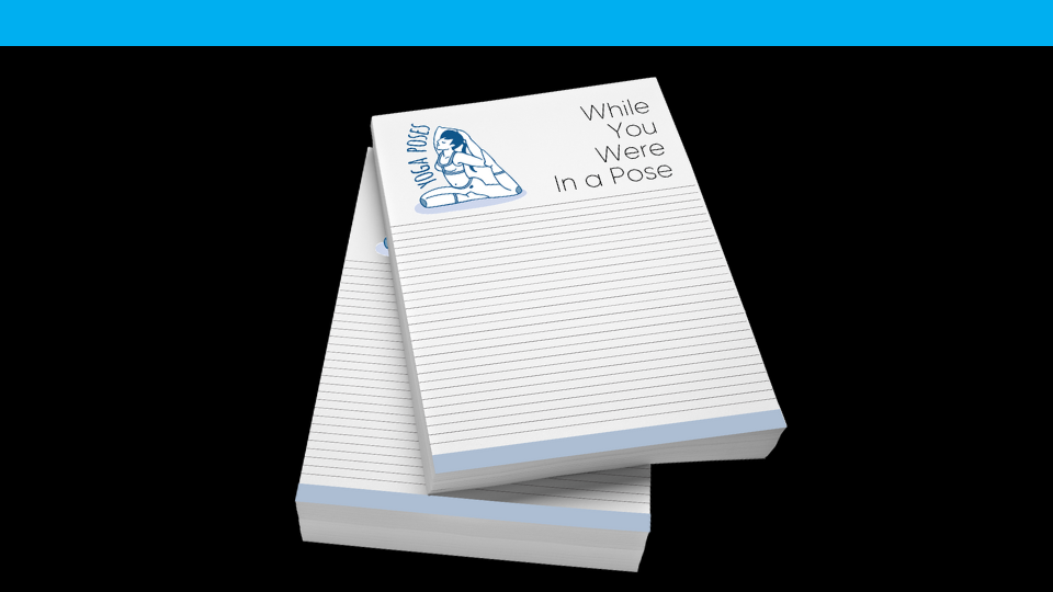 printed notepads