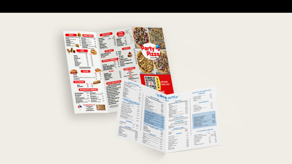 printed bi-folds and tri-folds
