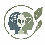 Botanical icon representing therapy for mental health conditions and co-occurring disorders