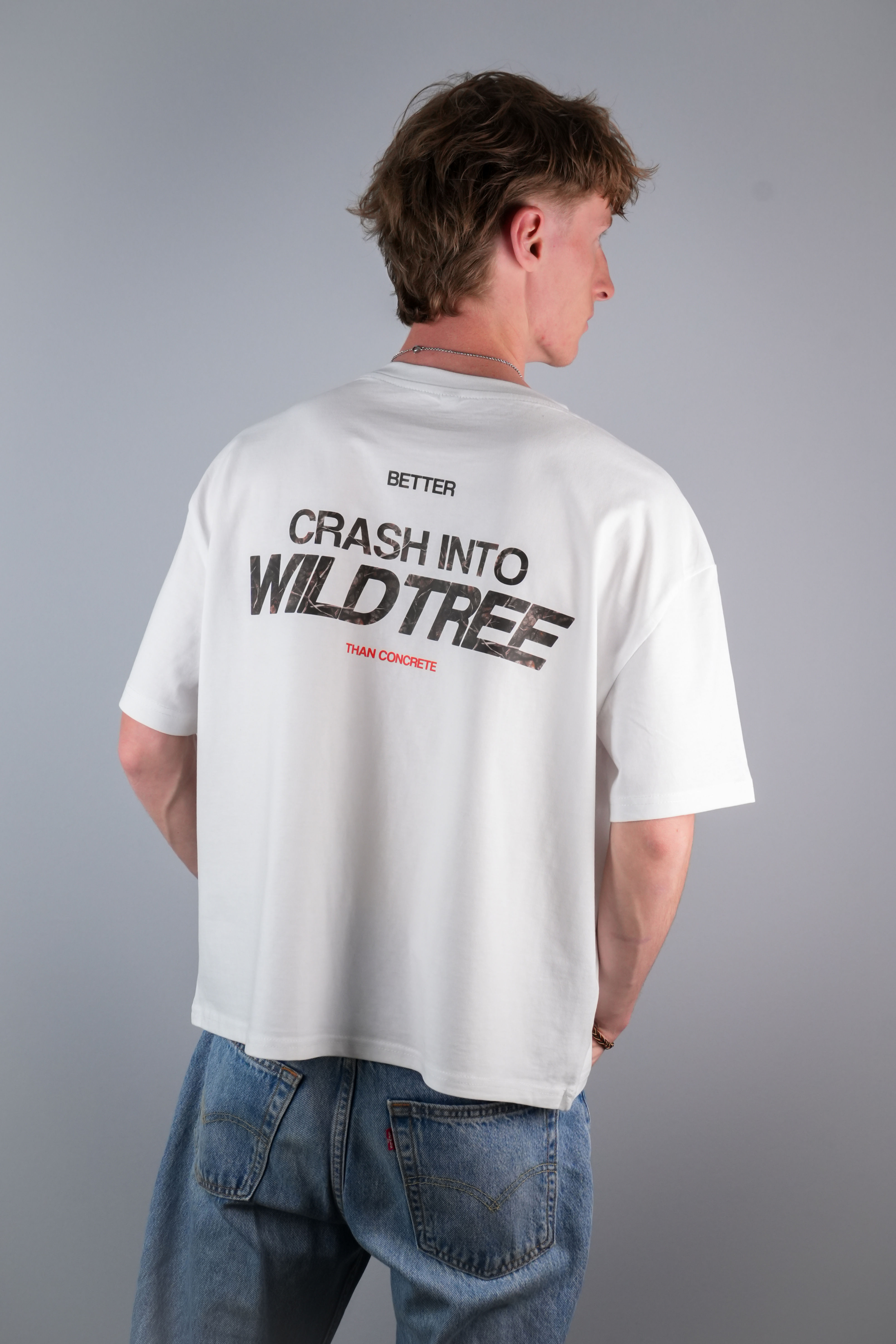 WildTree T-Shirt – Cropped, Weiß