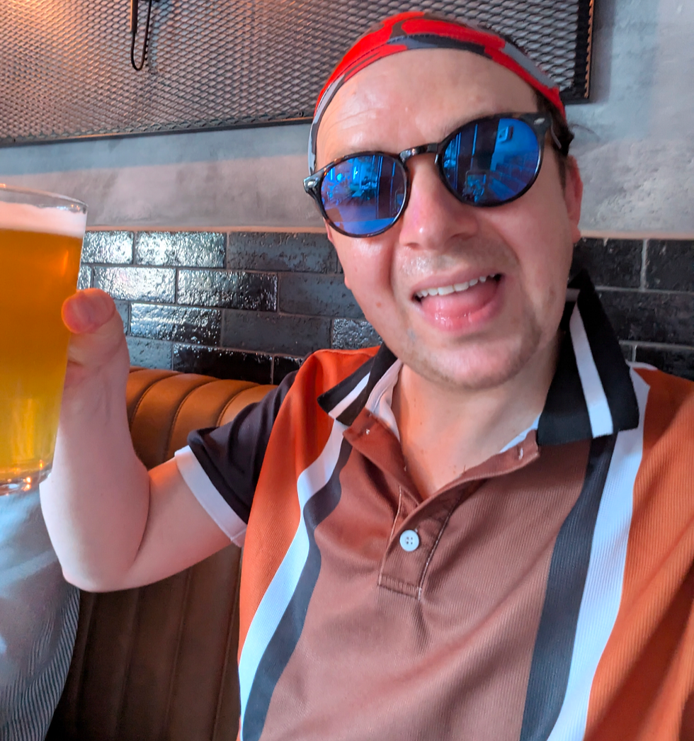 Summer this year, when I could showboat and drink craft in Kilder cos I was short on ticks
