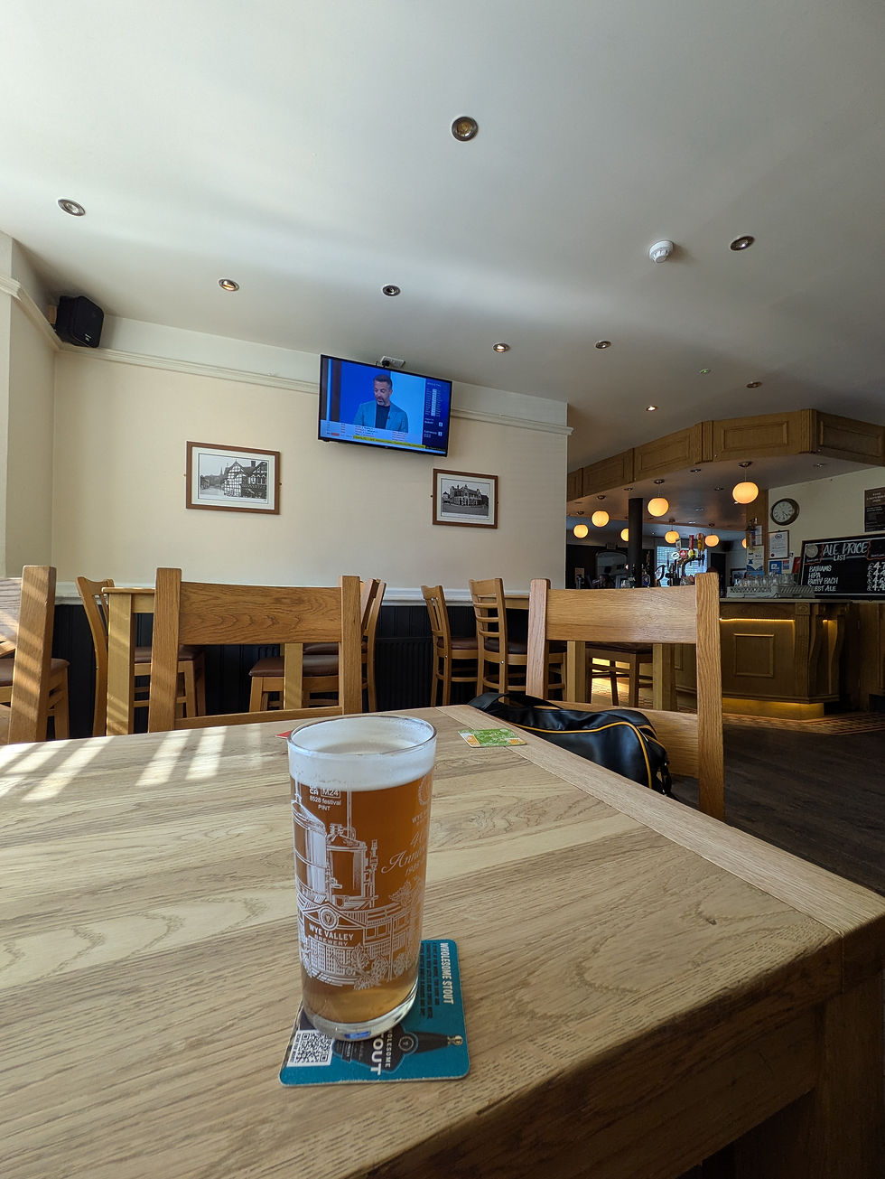 The pub was packed, so I can only imagine they were all vampires