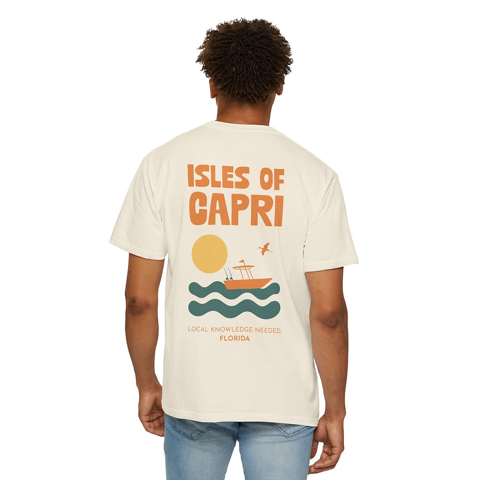 Thumbnail: Local Knowledge Needed: Isles of Capri Comfort Colors Retro Graphic T-Shirt