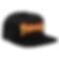 THRASHER FLAME EMB SNAPBACK CAP - BLACK