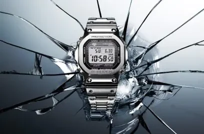 CASIO G-SHOCK FULL METAL GMWB5000D-1 SILVER | Toronto Skateboard