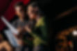 multiethnic actor and actress having reh