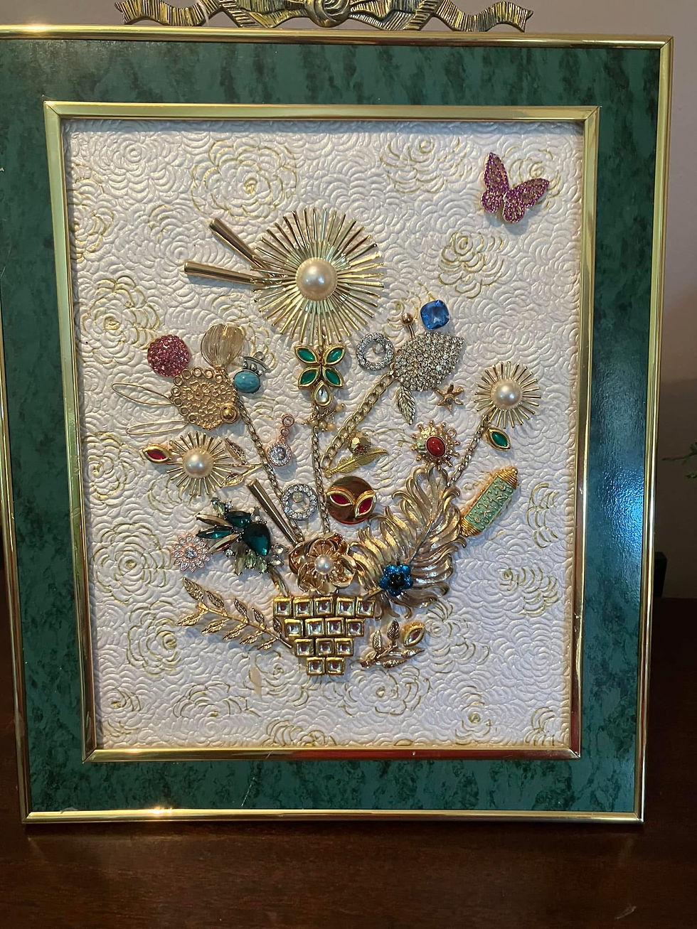 Jeweled Flower Art