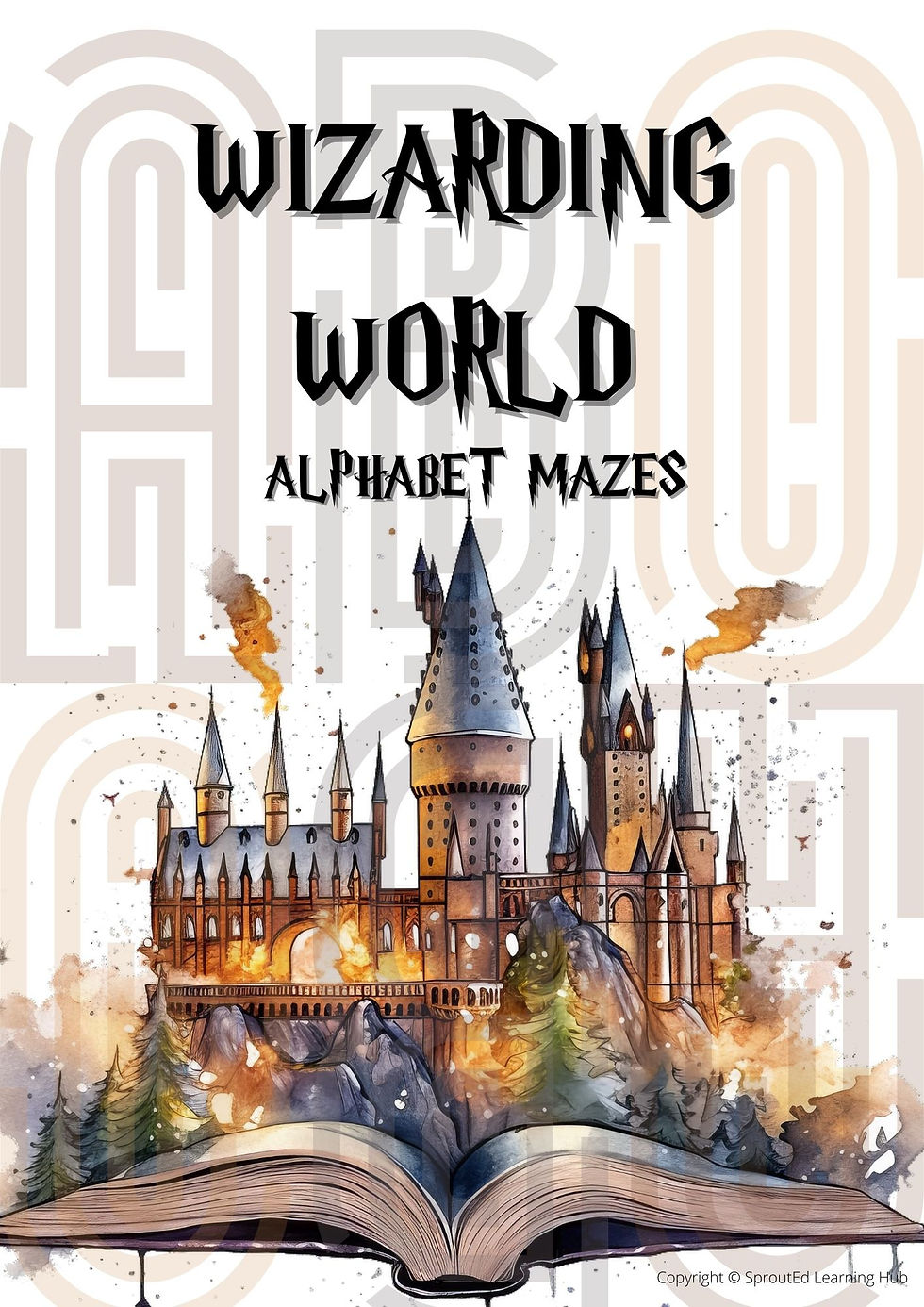 Wizarding World Alphabet Mazes Product Image