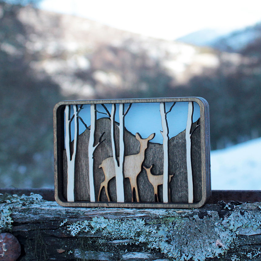 Thumbnail: Deer in the Woods Diorama