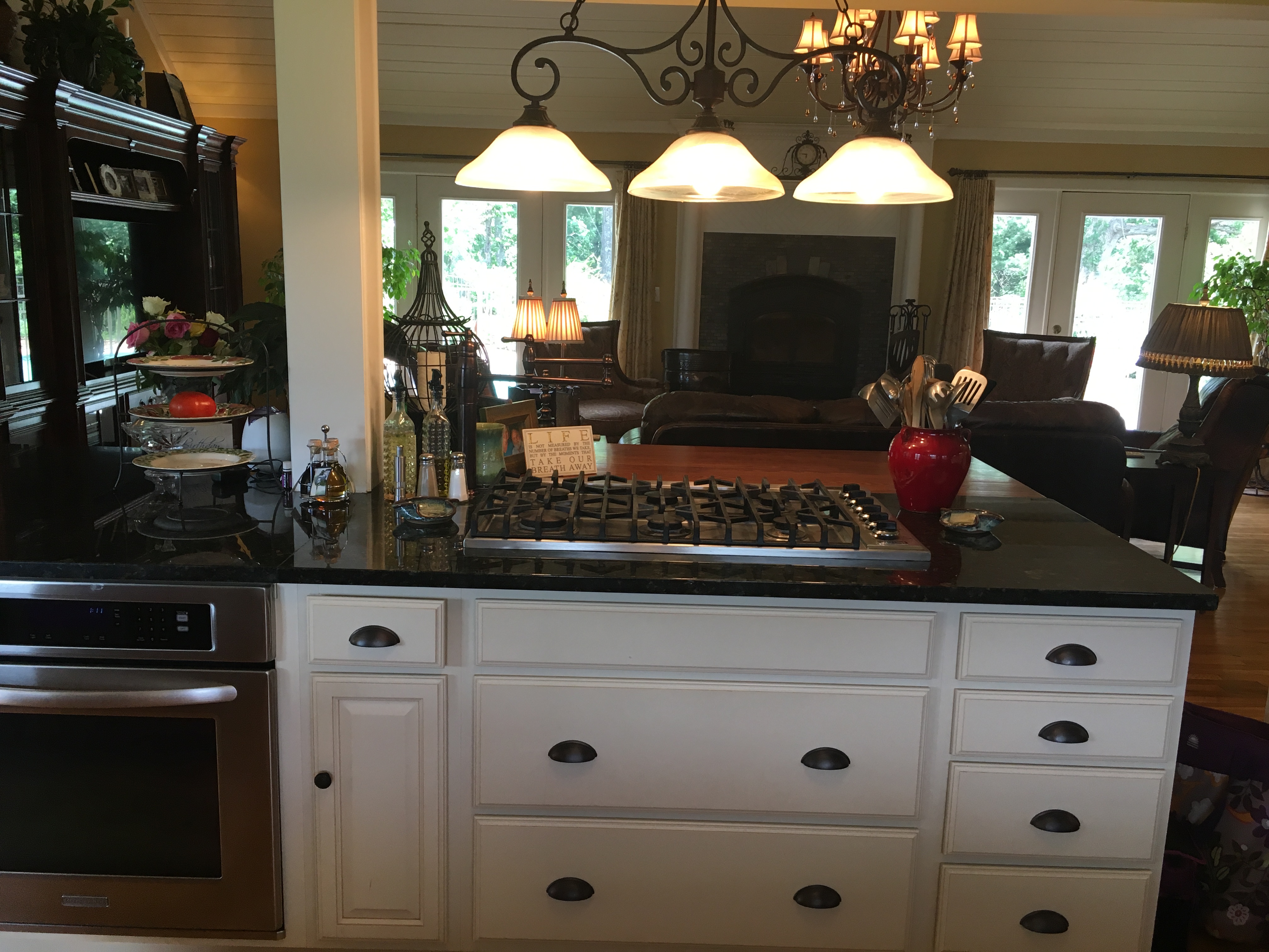 Viking 6 burner gas cook top