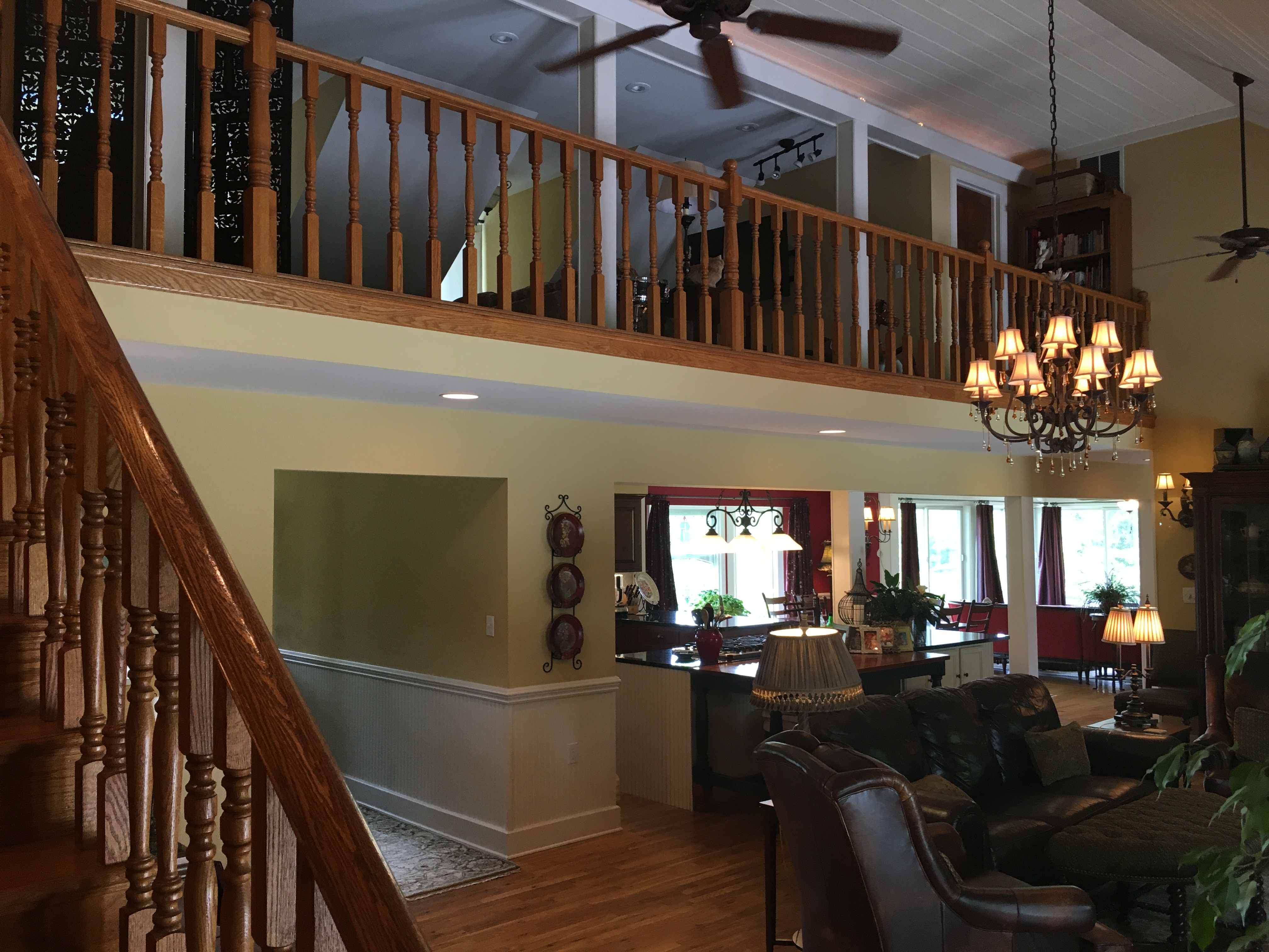 view of loft from great room staircase (has additional sleeping options)