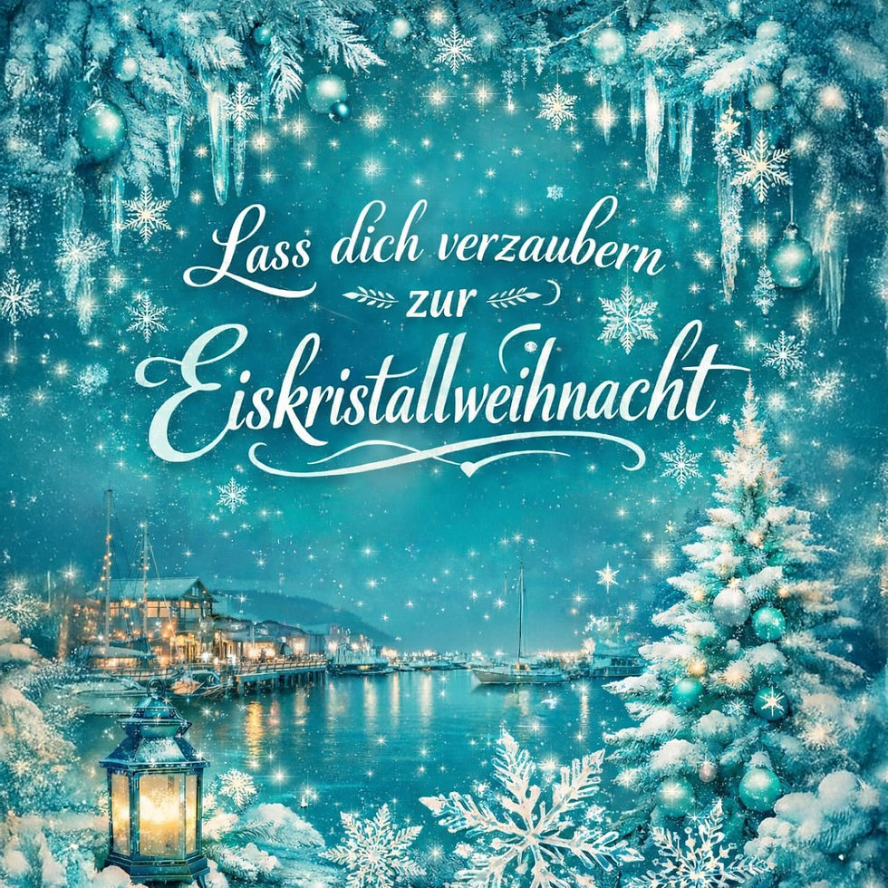 Eiskristall-Weihnachtsfeier in Rostock