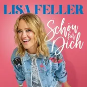Lisa Feller lächelt vor pinkem Hintergrund; oben steht LISA FELLER, daneben Schön für Dich.