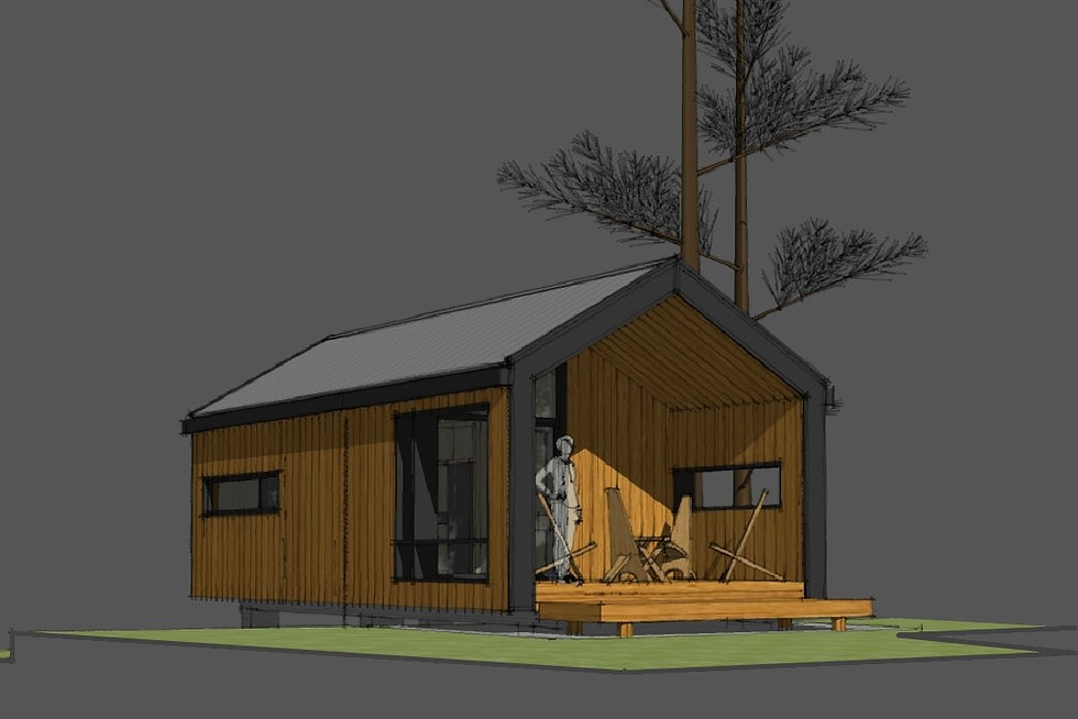 timber frame cabin Z3