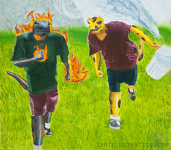 Two Salamanders Screwing Around