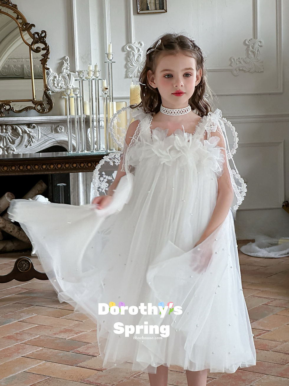 Thumbnail: Lumiere Butterfly Princess Birthday Dress(include Wings)
