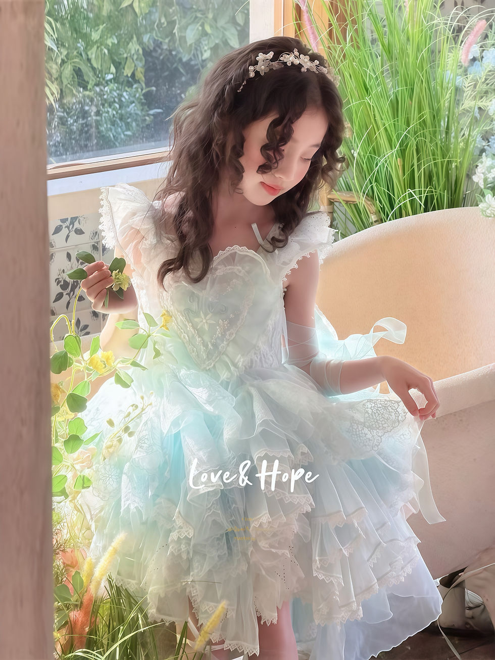 Thumbnail: Blue Étoile Ballet Girl Spring Summer Dress