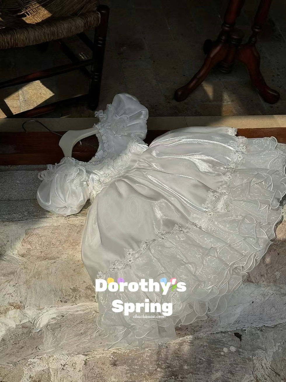 Thumbnail: Luminaire Petalé Wedding Dress🤍(include veil)