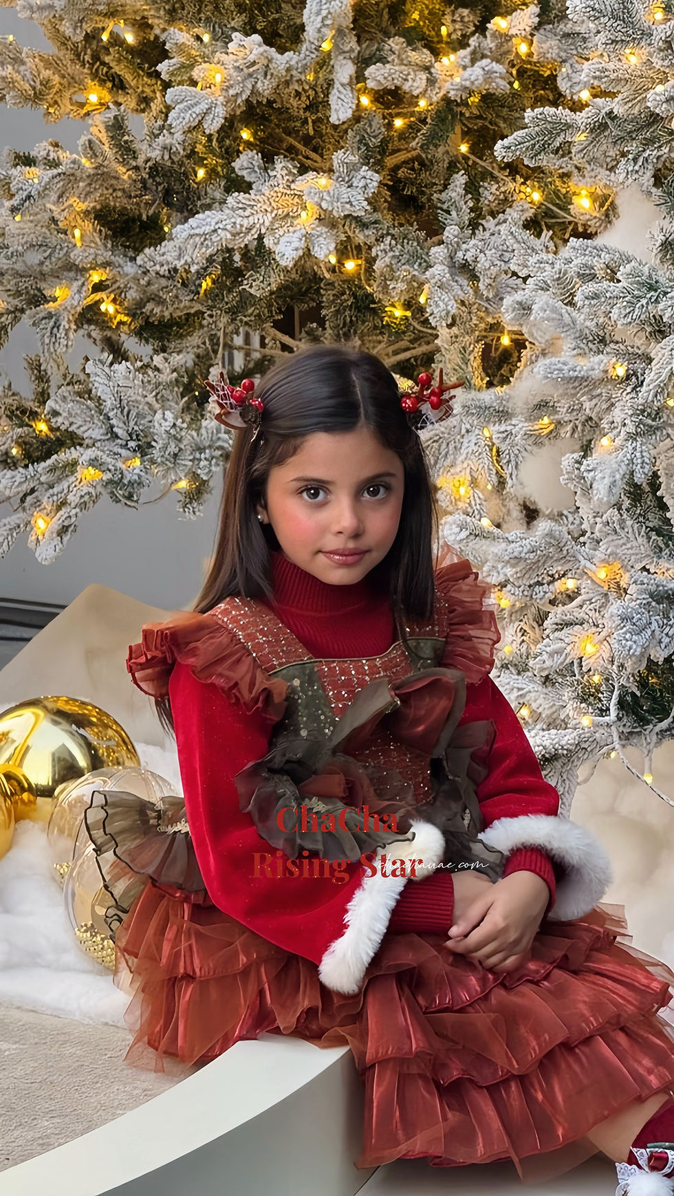 Thumbnail: Gingerbread Christmas Princess Dress