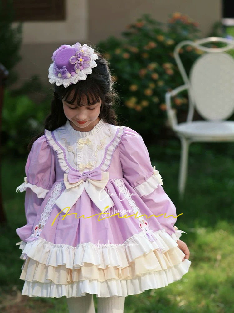 الصورة المصغرة: فستان الأميرة لحفلة عيد الميلاد باللون اللافندر العتيق 💜👑