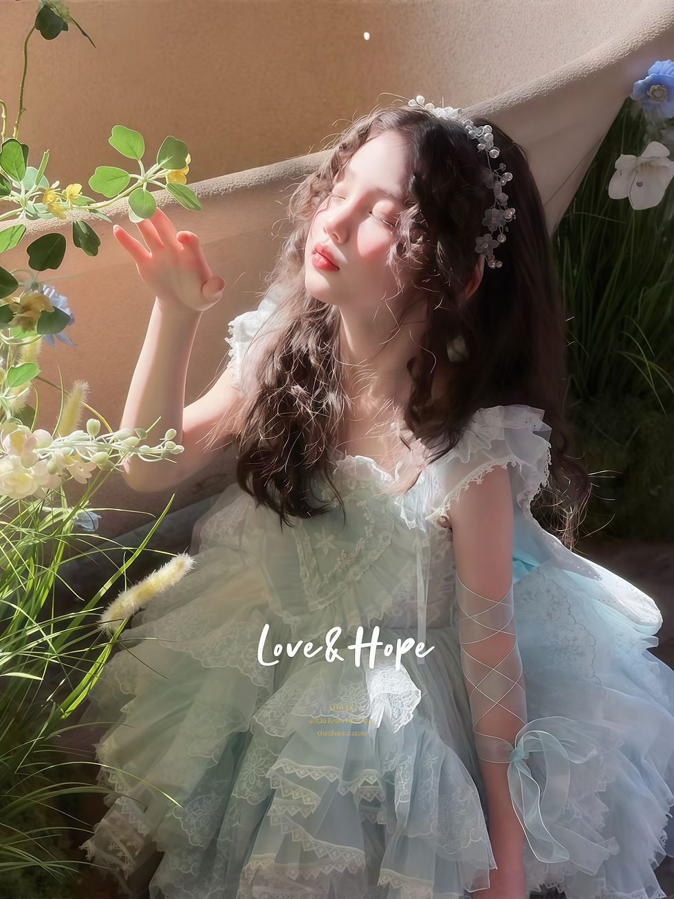 Thumbnail: Blue Étoile Ballet Girl Spring Summer Dress