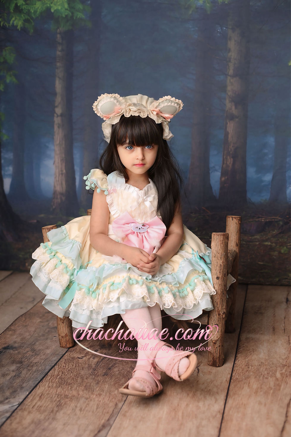 الصورة المصغرة: فستان حفلة عيد ميلاد Miss Bear With Me