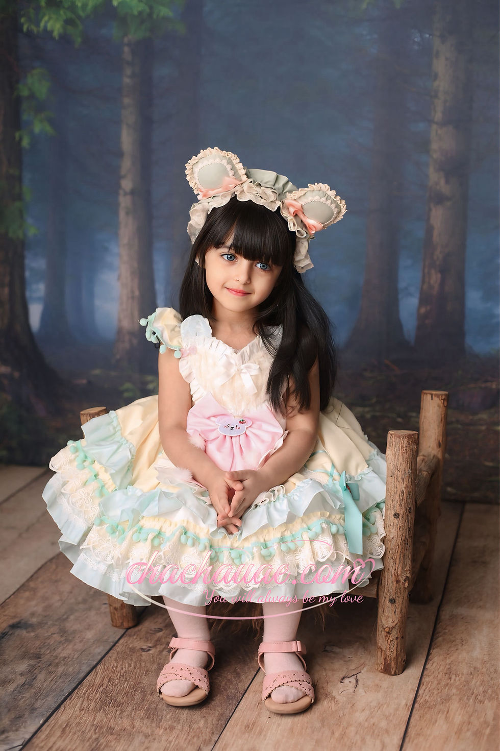 الصورة المصغرة: فستان حفلة عيد ميلاد Miss Bear With Me