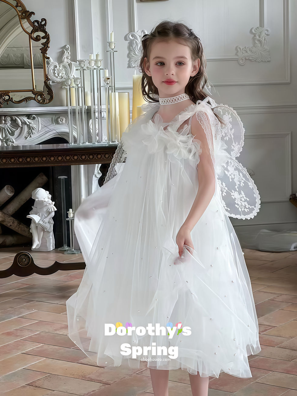 Thumbnail: Lumiere Butterfly Princess Birthday Dress(include Wings)